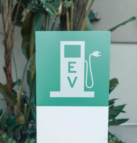 electric vehicle charging machine sign